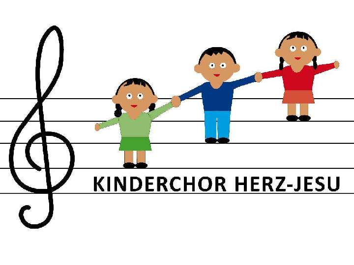 Kinderchor Herz-Jesu probt für den Familiengottesdienst am Samstag in St. Helena