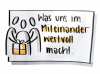 Auf (S)ein Wort hin…