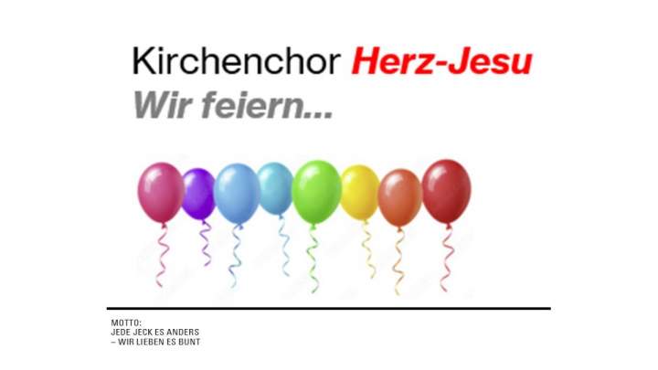 Der Herz-Jesu-Chor feiert Karneval