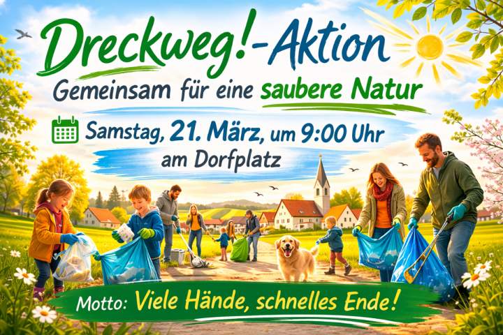 Boorle rümt op - Dreckweg-Aktion 2026