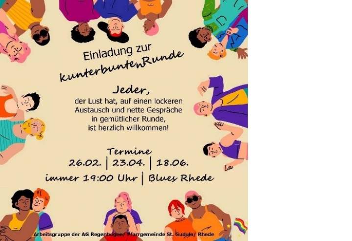 "Kunterbunte Runde" der Arbeitsgruppe Regenbogen