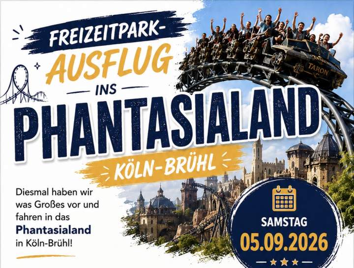 Ausflug ins Phantasialand | 05.September 2026
