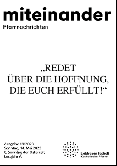 Pfarrnachrichten miteinander