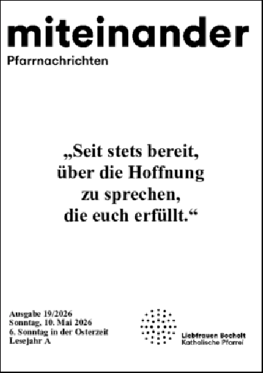 Pfarrnachrichten miteinander