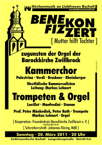 Plakat Benefizkonzert