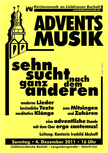 Plakat Adventsmusik