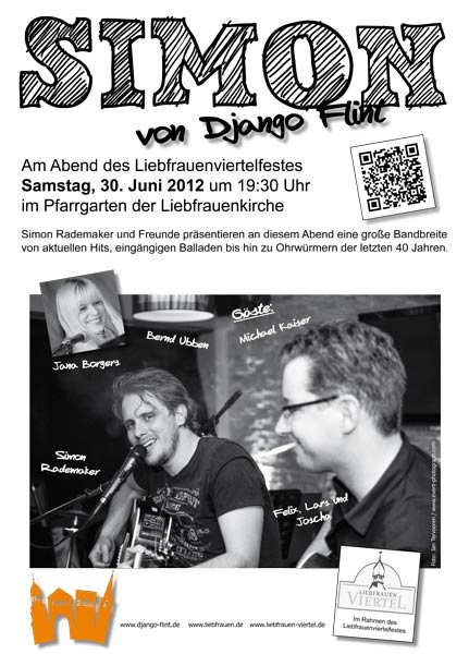 Konzertabend zum Liebfrauenviertelfest mit Simon von Django Flint