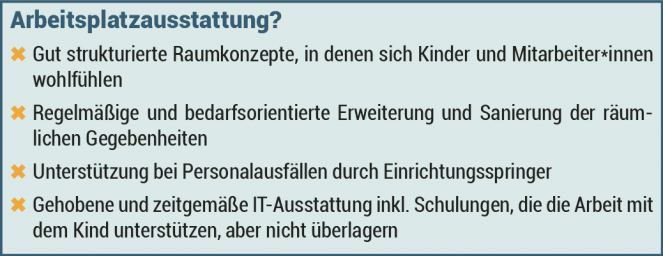 Arbeitsplatzausstattung?